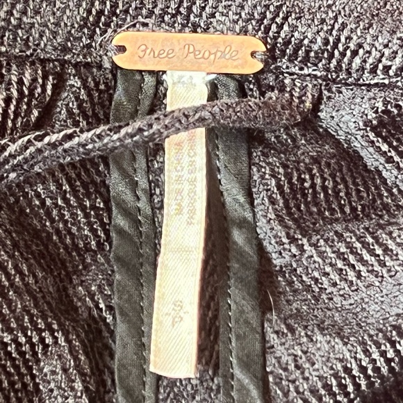 NWT🎁 Free People Better Together Blazer Women's Black & Teal Metallic Oversized - Picture 5 of 13